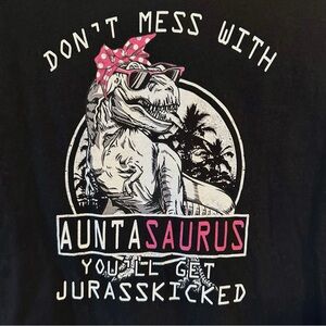 Auntasaurus Tee L